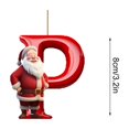 thumbnail image 3 of Vaidha 26 Letters Christmas Tree Decoration Pendant Christmas Tree Ornaments Personalized DIY Christmas Ornaments Christmas Decoration Xmas Tree Hanging Decor Feature, 3 of 5