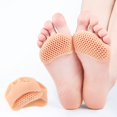 thumbnail image 1 of Metatarsal Pads, Gel Foot Pad (6 PCS) New Material, Gel Feet Cushion, Breathable and Comfortable, Relieve Plantar Pain, Mortons Neuroma, For Men and Women, 1 of 5