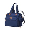 thumbnail image 2 of Lipstore Diaper Bag Backpack Pacifier Case Portable Wear Resistant with Straps Travel Bag Blue, 2 of 8