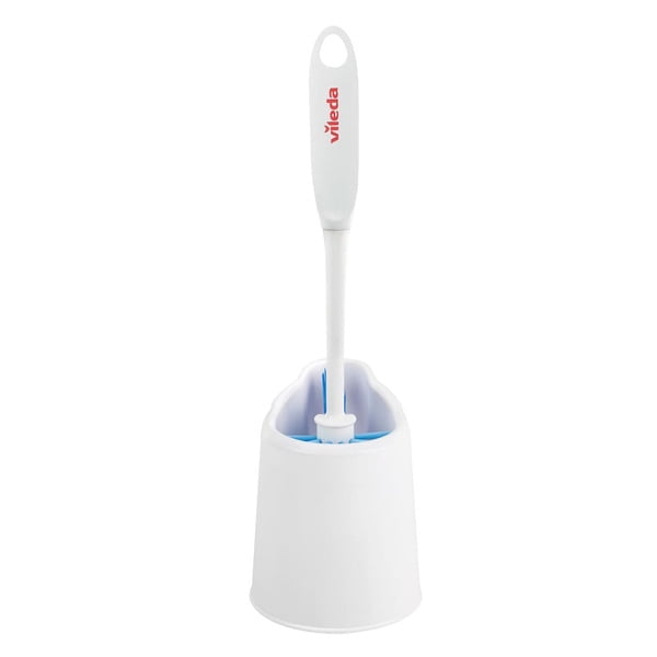 Vileda Brosse de Toilette et Support Deluxe Powerfibres Deluxe