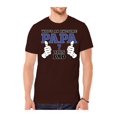 thumbnail image 1 of T-Shirts à Manches Courtes pour Hommes « Who's An Awesome Papa » - Brun - Moyen, 1 of 1