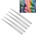 thumbnail image 4 of Postiche pour Cheveux Longs, Naturel 5 Pcs Mèches Colorées Extension de Cheveux Pince Pince Femme Cheveux Longs pour Bal pour Usage Quotidien Blanc, Violet, Rose Violet et Gris, Or, 4 of 8