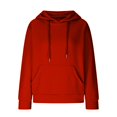 thumbnail image 4 of IMENGL Hoodies trendy knit drawstring pullover, Red L, Size M-3XL, 4 of 7