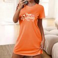thumbnail image 2 of Amzcrzy Pyjamas pour Femmes Mode Imprimé Cœur Valentines Day Robe Décontractée Confortable à Manches Courtes Chemises de Nuit pour Femmes Valentines Day Cadeaux, 2 of 5
