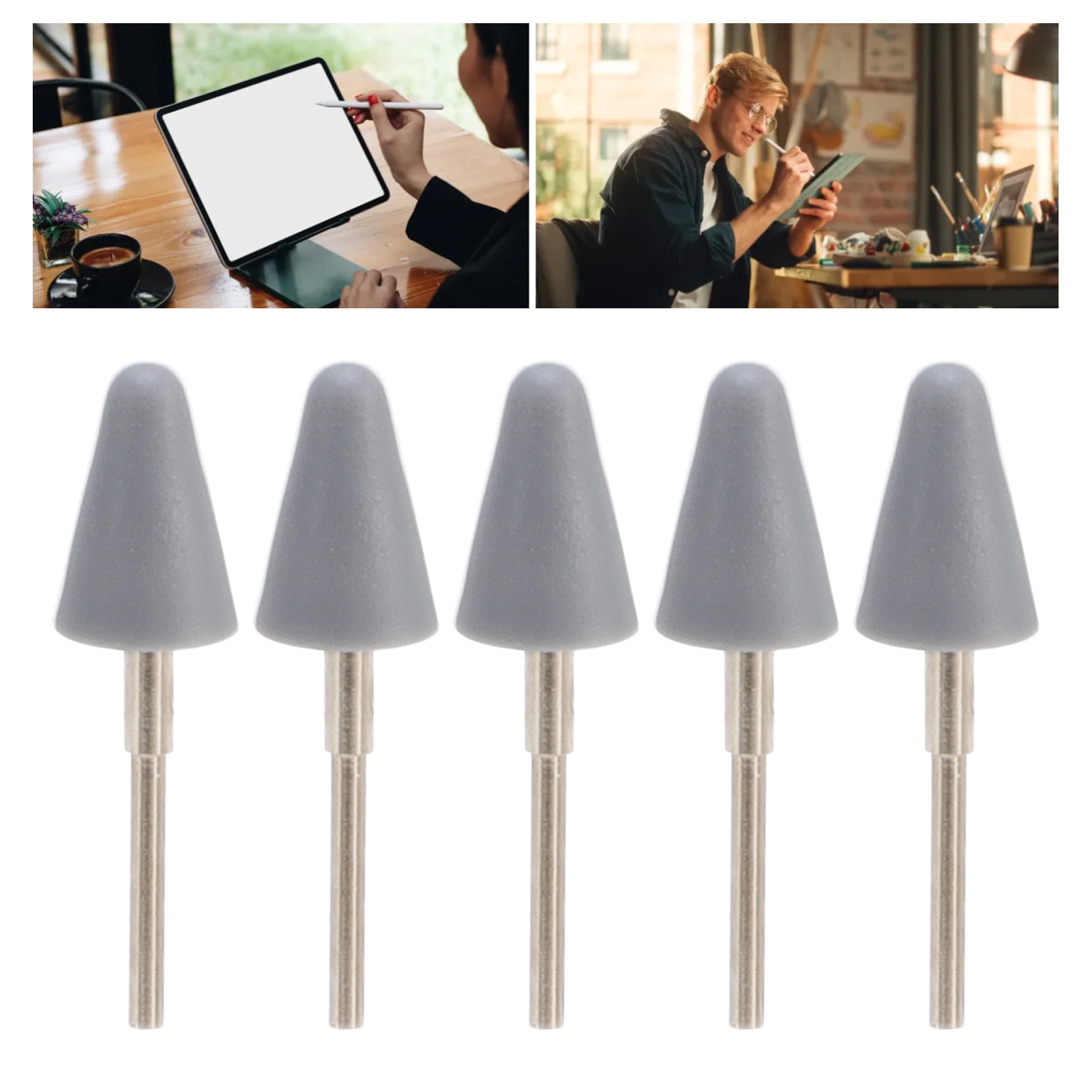 Stylus 5pcs Replacement Stylus Pen Tips for USI2.0 USI702 Replaceable Stylus Nibs for MPEN4.0 for MPP702 High Sensitivity Grey