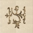 thumbnail image 1 of Ahgly Company Tapis d'Intérieur Lavable en Machine Carré Transitionnel Pérun Brun, 4 Pieds Carré, 1 of 7
