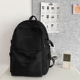 thumbnail image 2 of School Backpack Student Daypack Lightweight Waterproof Travel Rucksack Large Capacity Bag For College High School Boys Girls Campus Bag Black W-070 Black Boy Girl, 2 of 6