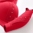 thumbnail image 4 of AherBiu Womens Plus Size Bras Large Bust Full Coverage Wireless High Supportive Bralette Solid Color Push up Bras, 4 of 7