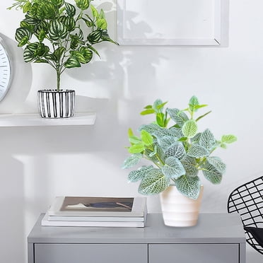 Nilvkv Artificial Plants Green Potted Outdoor Faux Plants for Home and Hotel Lobby Decor