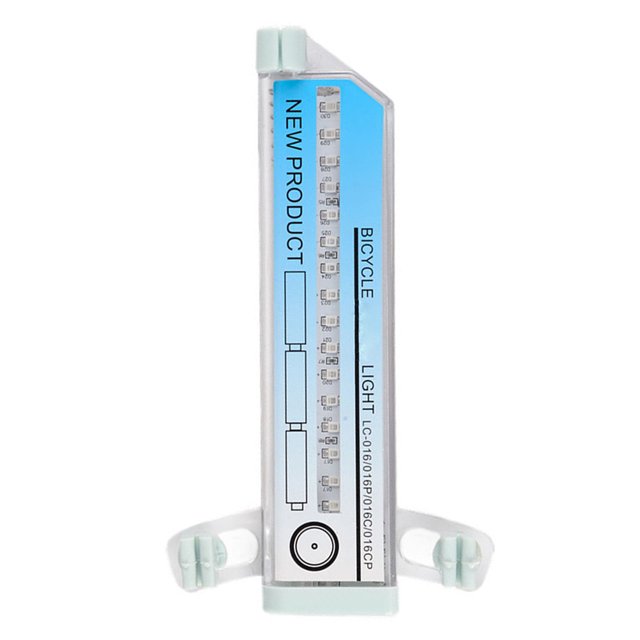 KAKOWELY Skyblue LED Spoke Light for Bicycle with 32 Patterns and Manual Sensor Switch Easy Installation Fits Most Bikes 3.5 Inches Diameter,6.5"X3.74"X0.51"
