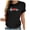 Black, variant on fartey Graphic Top for Women Summer Heartbeat ECG Heart Print Casual Tshirts 2023 Roomy Comfy Crewneck Short Sleeve Blouses