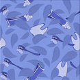 thumbnail image 1 of Ahgly Company Tapis d'Intérieur Lavable à la Machine, Carré, Transitionnel, Ruban Bleu Bleu, Tapis de Zone, 7 Pieds Carré, 1 of 7