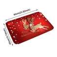 thumbnail image 3 of EGNMCR Outdoor Rug Bathroom Rugs Rugs for Living Room 1pc Merry Christmas Welcome Doormats Indoor Home Carpets Decor 40x60CM The carpet, 3 of 3
