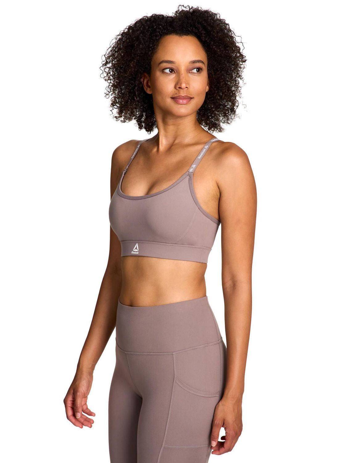 Reebok Women's Low Impact Favorite Racerback Sports Bra with Removable Cups