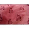 thumbnail image 4 of oneOone Cotton Silk Fabric Branch & Owl Block Printed Craft Fabric BTY 42 Inch Wide, 4 of 4
