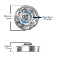 thumbnail image 2 of Lot de 3 Têtes de Rechange pour Rasoirs Électriques, Lames de Rechange Étanches pour Rasoir pour Hommes, 2 of 7