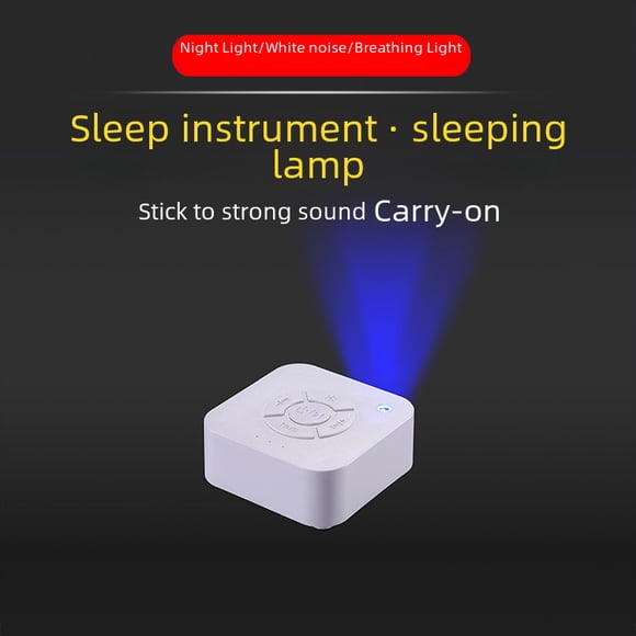 Modern 1W LED Sleep Companion Lamp with White Noise Function – ABS Lampshade, 200,000-Hour Lifespan, Compact Stylish Design for Bedroom Decor & Soothing Sleep Aid | Ideal Gift for Birthdays, Holidays