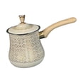 thumbnail image 2 of simhoa Arabic Coffee Pot with Pouring Spout Heat Resistant Handle Multifunctional Maple 720ml, 2 of 8