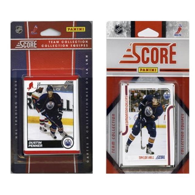 C & I Collectables OILERS2TS NHL Edmonton Oilers Licensed Score 2 Team Sets