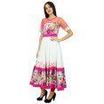 thumbnail image 3 of Bimba Kurti Longue Indienne en Coton pour Femmes, Imprimé Floral, Kurta Robe, Vêtements Personnalisés, 3 of 8