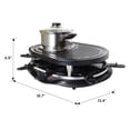 thumbnail image 3 of Total Chef Set Raclette & Fondue 2-en-1, Parfait pour les Repas en Famille et les Réceptions, 3 of 9