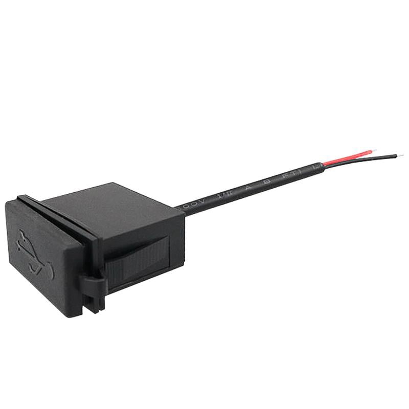 Car Charger Single USB Square Shape Adapter 12V To 24V Socket Power Adapter Switch Intelligent Car Charger For Mobile Phones