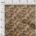 thumbnail image 2 of oneOone Rayon Brown Fabric Tropical Leaf Sewing Craft Projects Fabric Prints By Yard 56 Inch Wide, 2 of 5