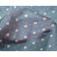 thumbnail image 4 of oneOone Silk Tabby Fabric Dot & White Heart Printed Craft Fabric BTY 42 Inch Wide, 4 of 4