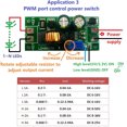 thumbnail image 4 of Module de Pilote LED Contrôleur PWM Haute Puissance 72W pour Lampes H 2A 8-36V avec Terminal, 4 of 8