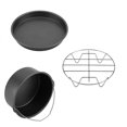 thumbnail image 1 of Fryer Accessories Set, Durable Air Fryer Accessories Set 3 In 1 Air Fryer Accessories Parts, For Air Frying Kitchen Keep Warm Roasting, 1 of 8