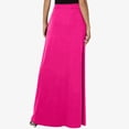 thumbnail image 4 of FAIWAD Women's Elastic High Waisted Maxi Skirt Drawstring Loose Casual Basic A-Line Skirts with Pockets, 4 of 7