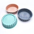 thumbnail image 5 of Moule à Gâteau Rond en Silicone pour Cuisine, Moule à Pain (1pcs, Rose), 5 of 5