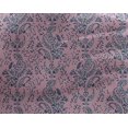 thumbnail image 4 of oneOone Georgette Viscose Fabric Leaves Block Printed Fabric 1 Yard 42 Inch Wide, 4 of 4