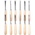 thumbnail image 1 of Miangastore Carpenter Tools Professional Wood Craft Gouge Steel 2 Sets Package 17x6x3Cm, 1 of 8