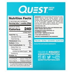 Quest Nutrition, Protein Cookie, Snickerdoodle, 4 Pack, 2.04 oz (58 g) Each