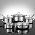 thumbnail image 4 of Starfrit Tri-Ply Clad Stainless Steel 10-Pc Cookware Set, 4 of 4