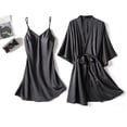 thumbnail image 2 of RKSTN Ensembles de Pyjama pour Femmes 2 Pcs Pyjamas à Manches Courtes Pyjamas Courts Décontractés Vêtements de Maison Pyjamas Doux et Confortables, 2 of 5