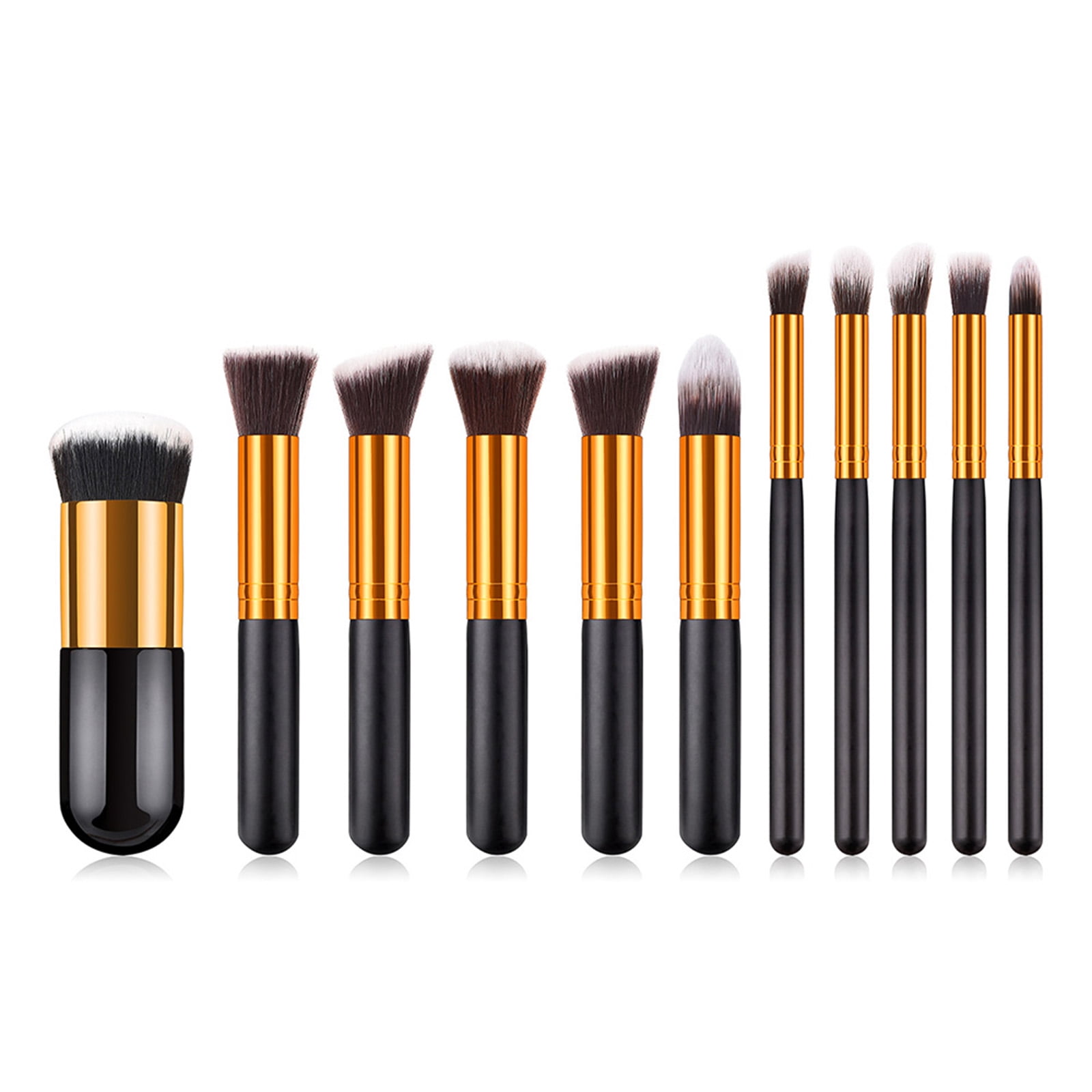 Amdohai 11Pcs Professional Makeup Brushes Set Face Foundation Powder Blush Eye Shadow Make Up Brushes Tool