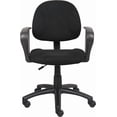 thumbnail image 3 of Nicer Furniture Black Computer Desk Chair with Loop Arms, 3 of 4