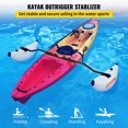 thumbnail image 2 of KFFKFF Kayak Outrigger Stabilizer, 2 PCS, PVC Inflatable Outrigger Float with Sidekick Arms Rod, Standing Float Stabilizer System Kit for Kayaks, Canoes, Fishing Boats, 2 of 9