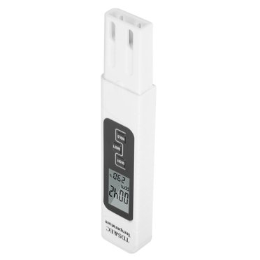 TDS EC Thermomètre de Conductivité Affichage LCD Détecteur de Qualité de l'Eau, Testeur de Qualité de l'Eau, Voyage Chimique
