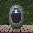 thumbnail image 1 of Angelo Décor Enzo Indoor/Outdoor Tabletop Fountain with energy-efficient pump and LED accent lighting, 1 of 7