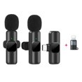 thumbnail image 2 of Microphone Lavalier Sans Fil Portable Audio Enregistrement Vidéo Mini Micro pour Diffusion en Direct Jeu Téléphone Micro, 2 of 5