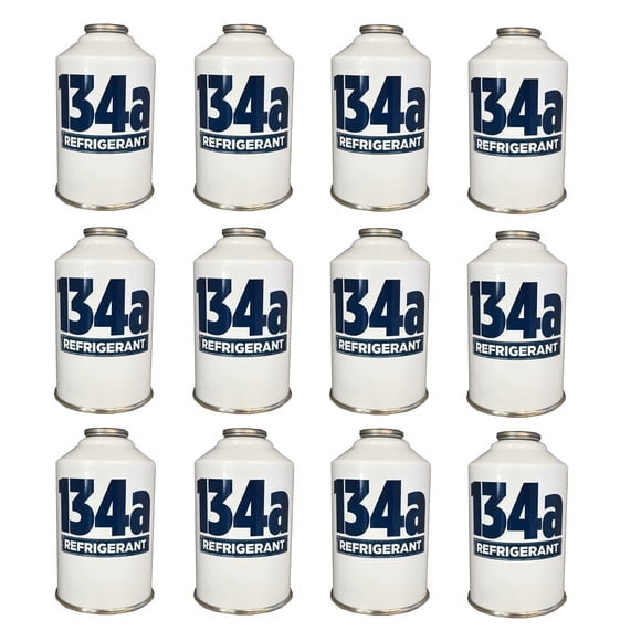 12 Cans 6oz 134 Replacement for R134a Refrigerant