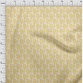 thumbnail image 4 of oneOone Velvet Yellow Fabric Asian Block Sewing Craft Projects Fabric Prints By Yard 58 Inch Wide, 4 of 4
