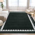 thumbnail image 1 of 5x7 Washable Area Rug for Living Room – Large Non Slip Rug with Rubber Backing, Soft Neutral Low Pile Carpet for Bedroom, Dining Room & Farmhouse, 1 of 7