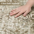 thumbnail image 3 of Vintage Oriental Floral Runner Rug, Tribal Style, Beige, Non-Slip, Low Pile, Washable, Indoor Use, Dining Room, 3 of 7