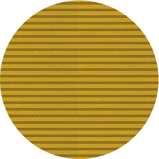 Ahgly Company Tapis Rond Lavable en Machine Intérieur Transitionnel Bisque Foncé Marron, 3 Pieds Rond