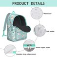 thumbnail image 3 of Funny Alpaca Backpack – Cute Llama Pattern Bookbag with Cartoon Design for School and Outdoor Activities, 3 of 5