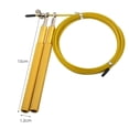 thumbnail image 4 of Almencla Corde à Sauter 300cm Longueur Réglable Poignée Antidérapante Exercices Aérobies Personnel Mince Or, 4 of 8